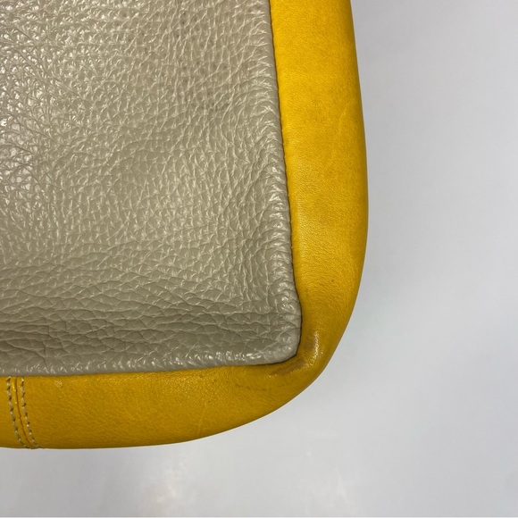 Vintage Leather color Block Crossbody bag - Picture 11 of 16